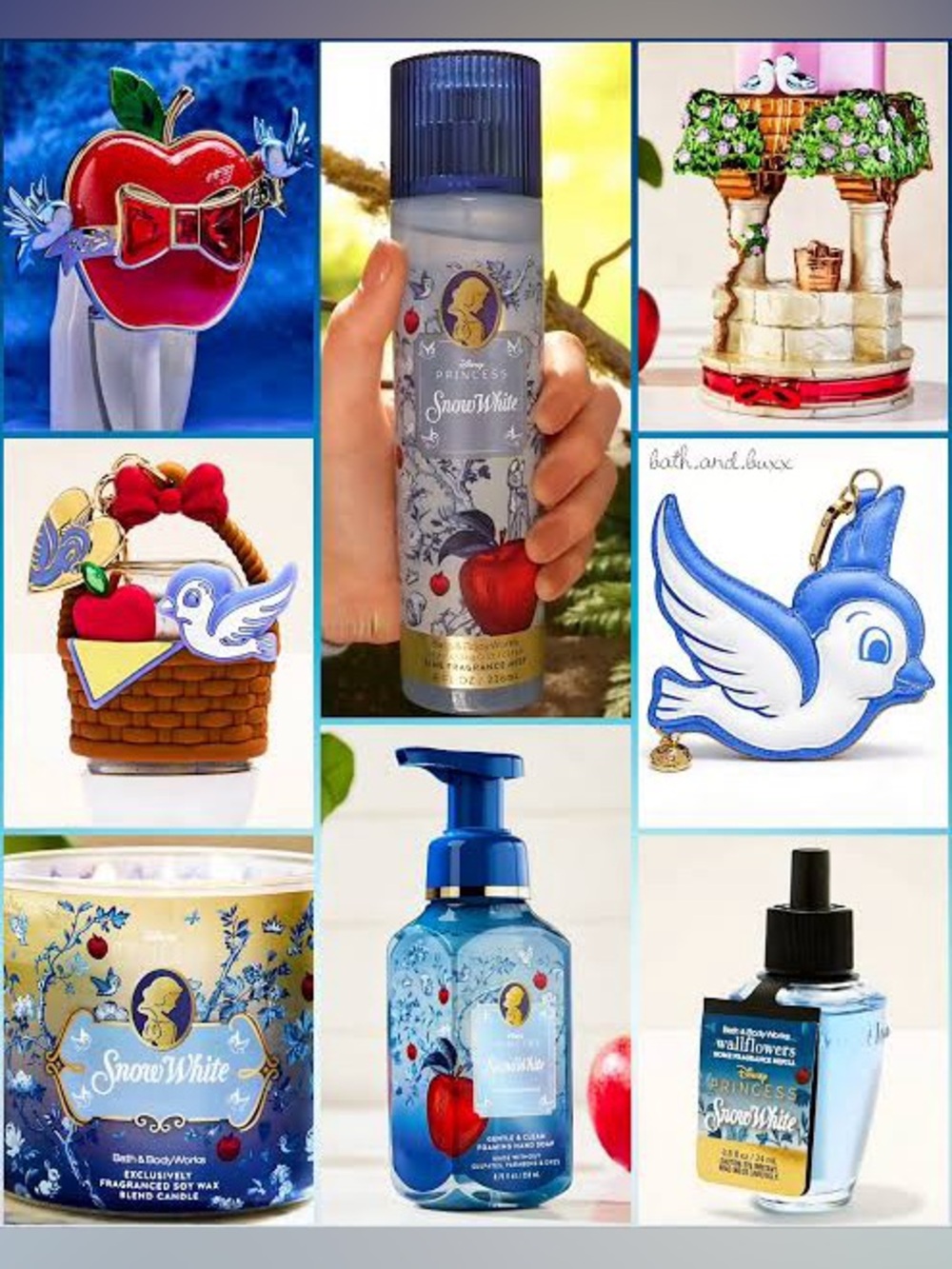 NWT: Disney Princess Limited Edition Snow White Set Bath and Body Works 10 Items